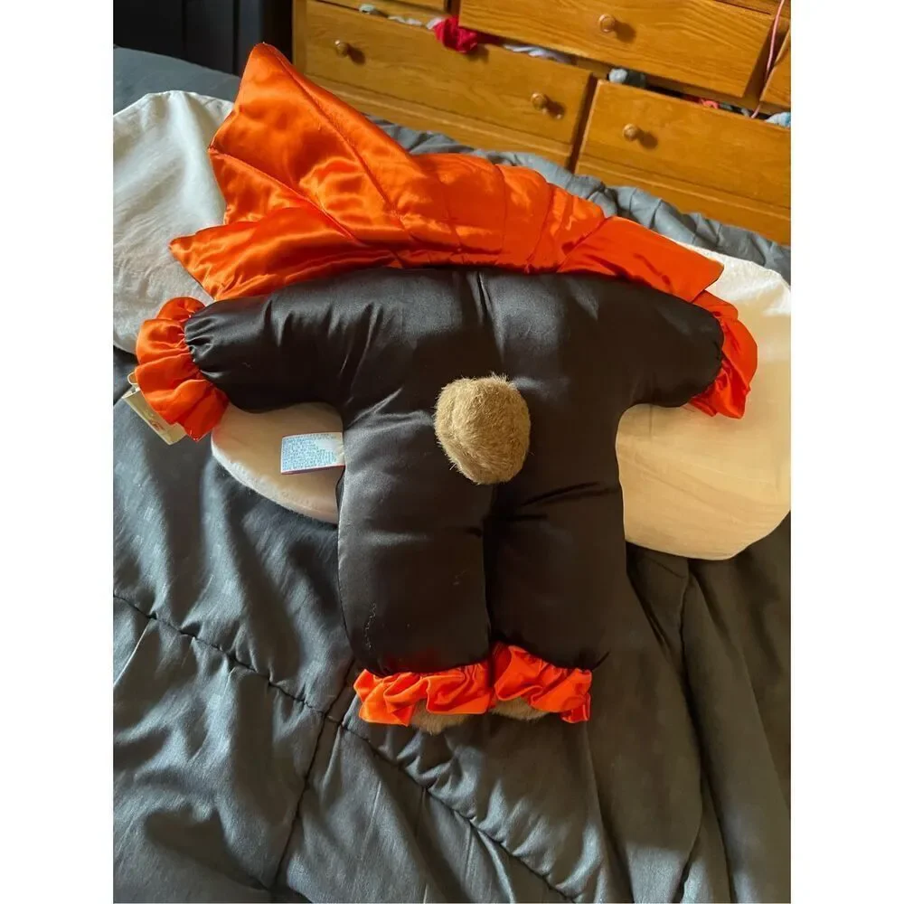 Heartline Black Tan Orange Halloween Vampire Bat Bear Plush Stuffed Animal Toy